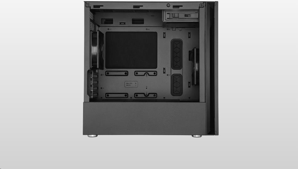 CoolerMaster Cooler Master case Silencio S400 Steel, mATX, 2x 120mm Fan, Černá
