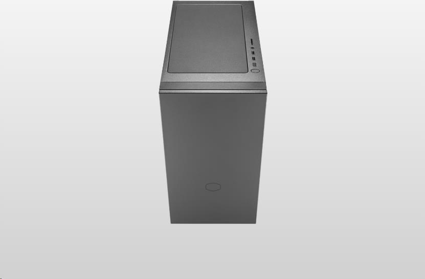 CoolerMaster Cooler Master case Silencio S400 Steel, mATX, 2x 120mm Fan, Černá