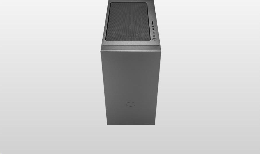 CoolerMaster Cooler Master case Silencio S400 Steel, mATX, 2x 120mm Fan, Černá