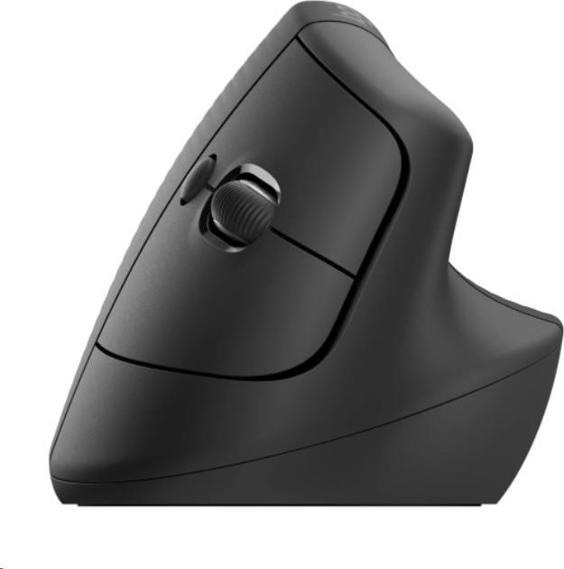 Logitech Lift Vertical Ergonomic Mouse, graphite/black