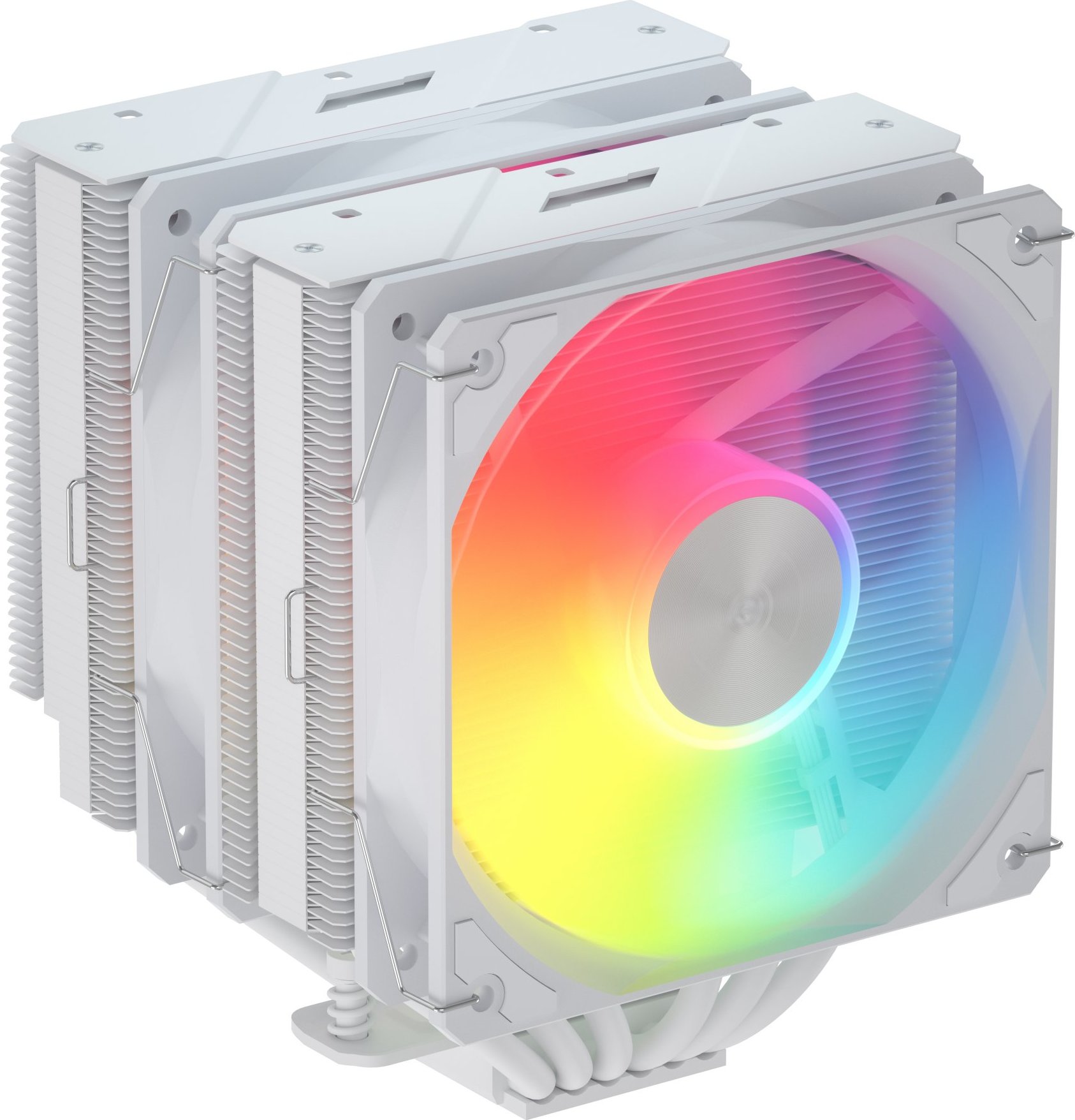 FSP Chladič CPU MP7-WA Dual, 120mm FDB Fan, White
