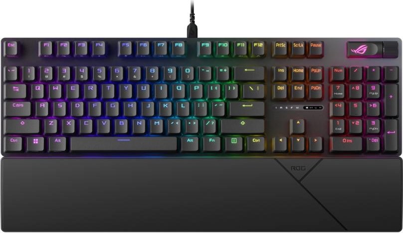 ASUS klávesnice ROG STRIX SCOPE II X, mechanická, drátová, ROG NX Snow V2, CZ/SK