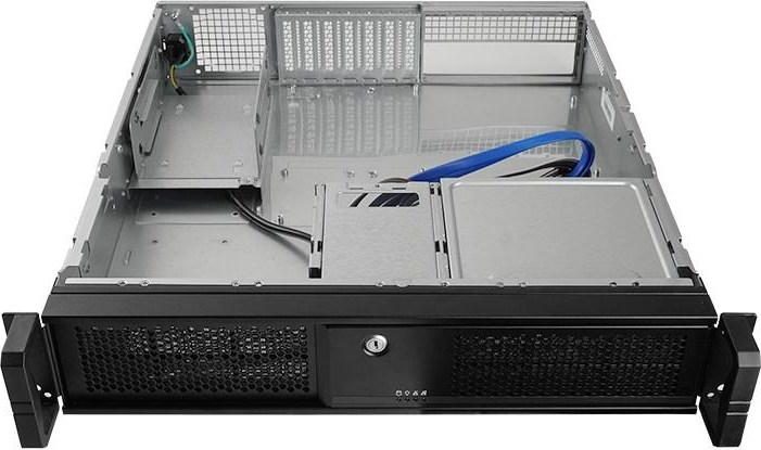 CHIEFTEC skříň Rackmount 2U mATX/ATX, UNC-209S-B, 400W PSU, Black