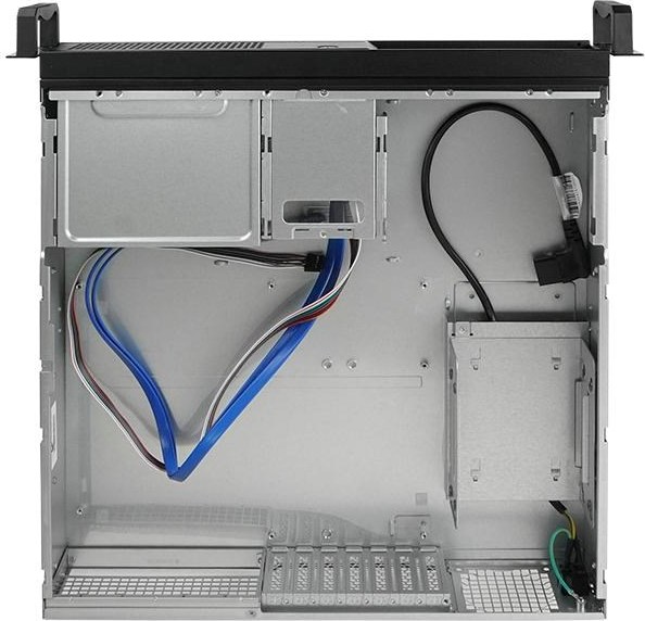 CHIEFTEC skříň Rackmount 2U mATX/ATX, UNC-209S-B, 400W PSU, Black
