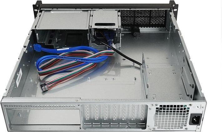CHIEFTEC skříň Rackmount 2U mATX/ATX, UNC-209S-B, 400W PSU, Black