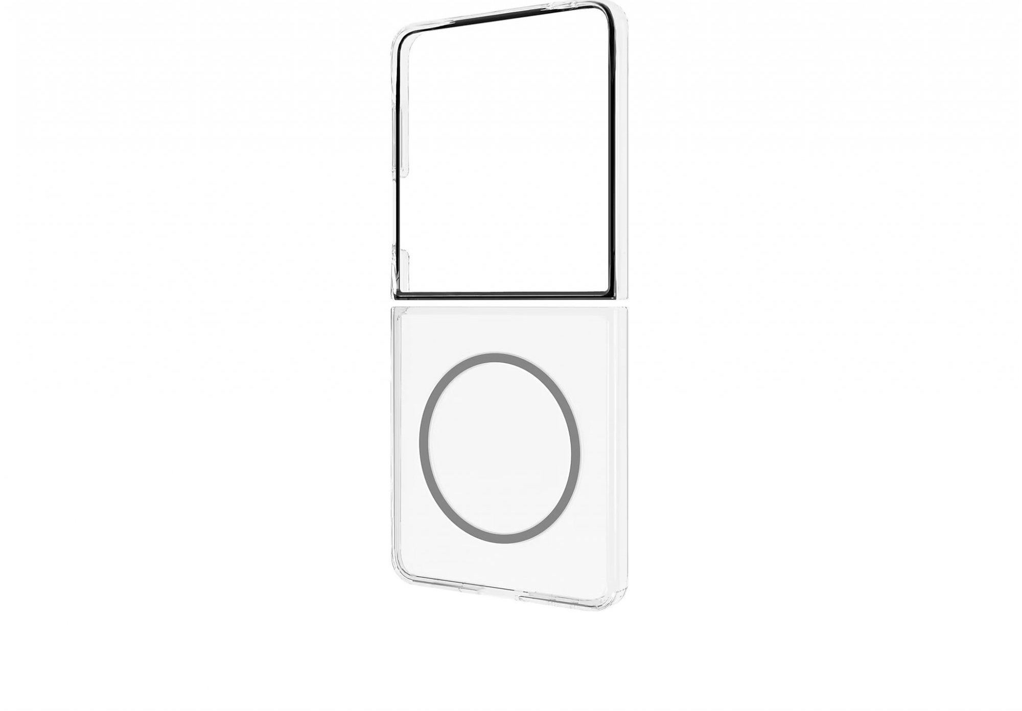 Samsung Průhledný kryt s magnetickým úchytem Flip7 Transparent