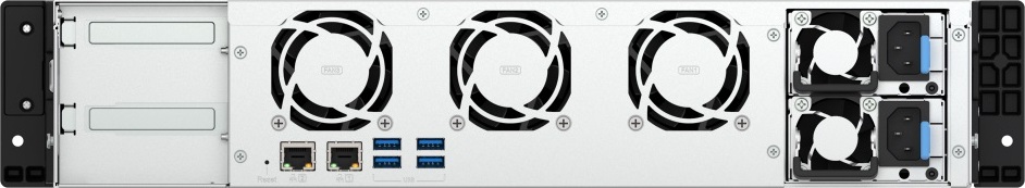 QNAP TS-855eU-RP-8G (8core 2,8GHz, 8GB RAM, 8x SATA, 2x 2,5GbE, 2x M.2 NVMe, 2x PCIe, malá hloubka)