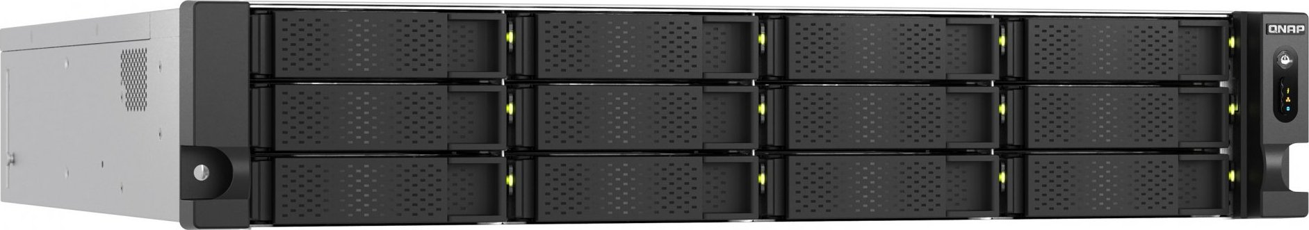 QNAP TS-h1277AXU-RP-R5-16G (Ryzen Pro 5,1GHz, ZFS, 16GB DDR5 RAM, 12x SATA, 2x 2,5GbE, 2x 10GbE)