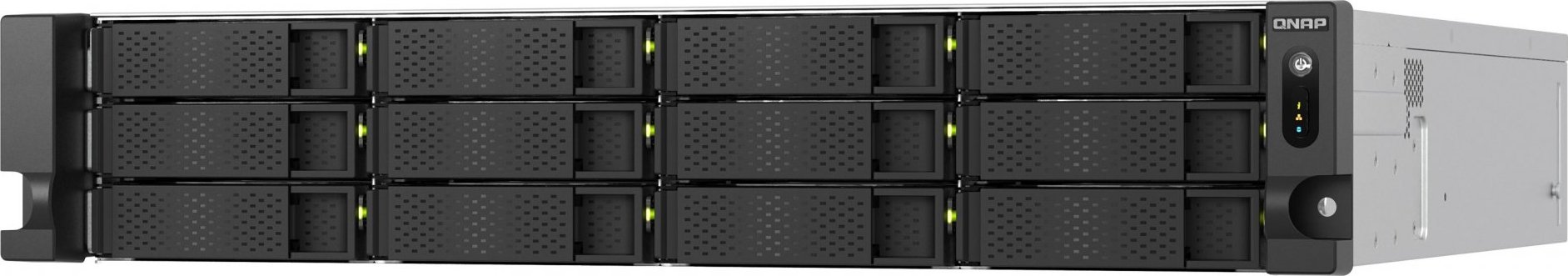 QNAP TS-h1277AXU-RP-R5-16G (Ryzen Pro 5,1GHz, ZFS, 16GB DDR5 RAM, 12x SATA, 2x 2,5GbE, 2x 10GbE)