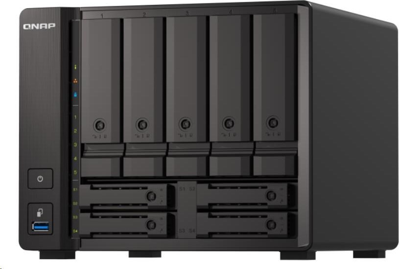 QNAP TS-h973AX-32G (4C/RyzenV1500B/2,2GHz/32GBRAM/9xSATA/2x2,5GbE/1x10GbE/4xUSB3.2)