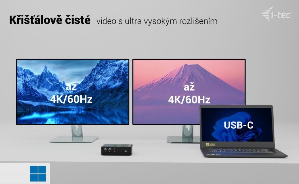 i-tec Thunderbolt 5 Quattro Display Docking Station, Power Delivery 140W