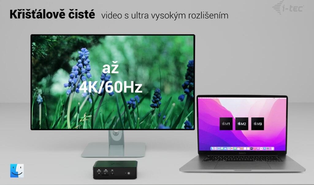 i-tec Thunderbolt 5 Quattro Display Docking Station, Power Delivery 140W