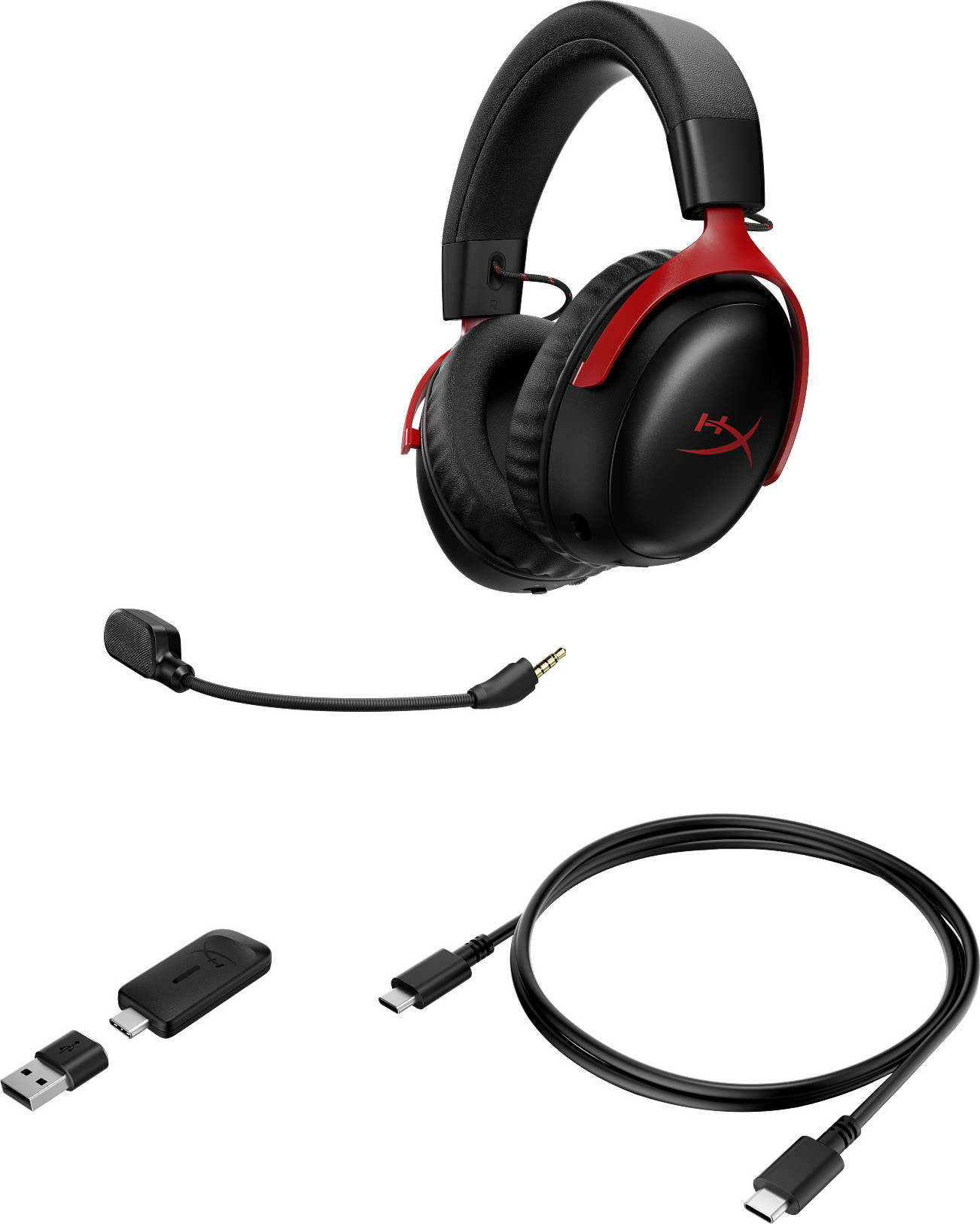 HP Inc. HyperX Cloud III S Wireless Black-Red Gaming Headset