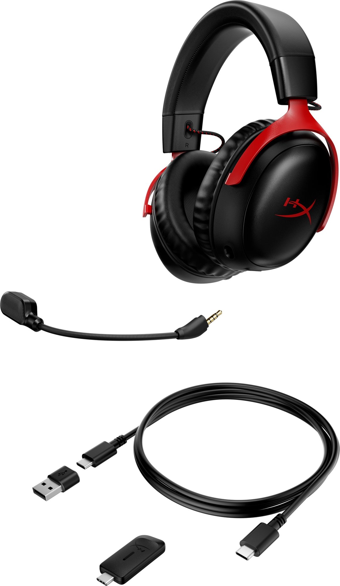 HP Inc. HyperX Cloud III S Wireless Black-Red Gaming Headset