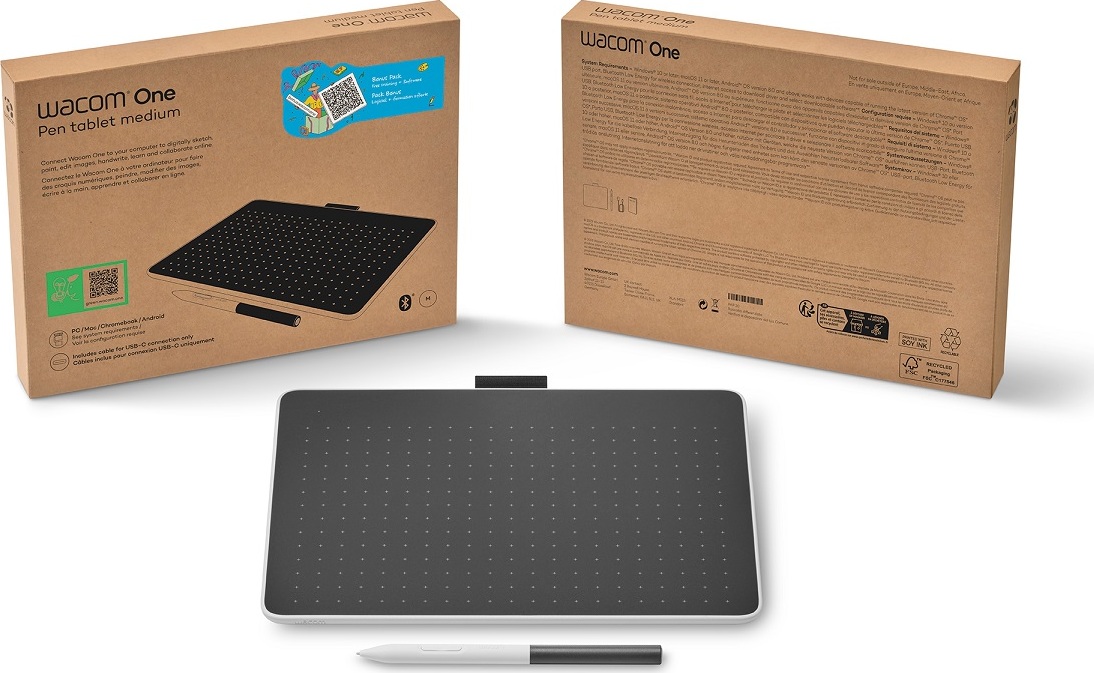Wacom One pen tablet medium