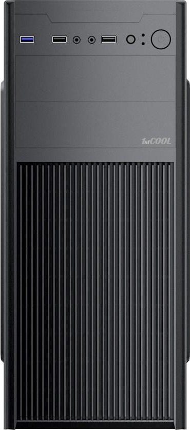 1stCOOL skříň JAZZ 6, micro tower, AU, USB 3.0, bez zdroje, černá