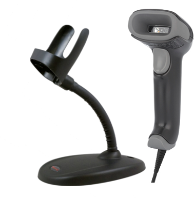 Honeywell Voyager XP 1470g - Disinfectant Ready, 2D, černý, USB kit, 1,5m kabel, stojan