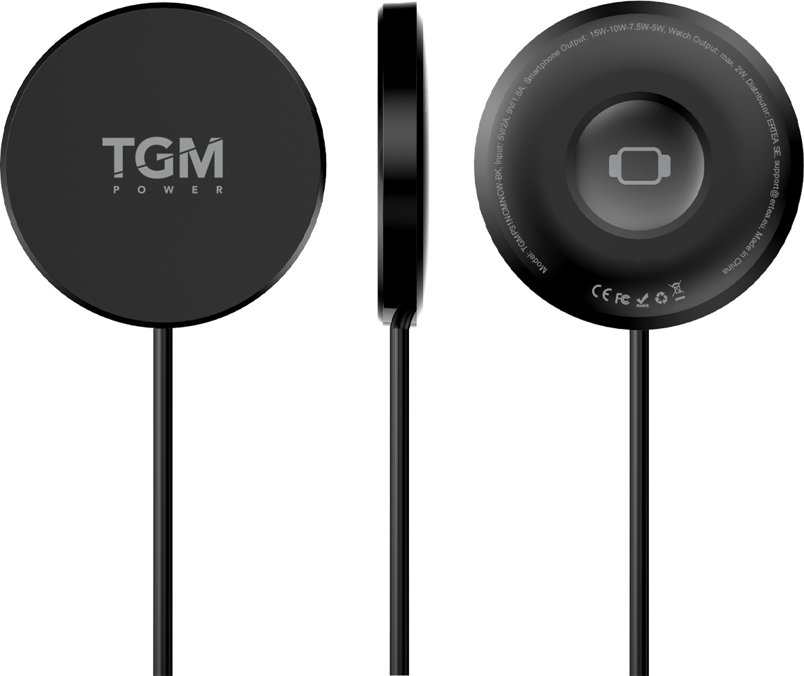 ER TGM 3v1 bezdrátová nabíječka kompatibilní s MagSafe