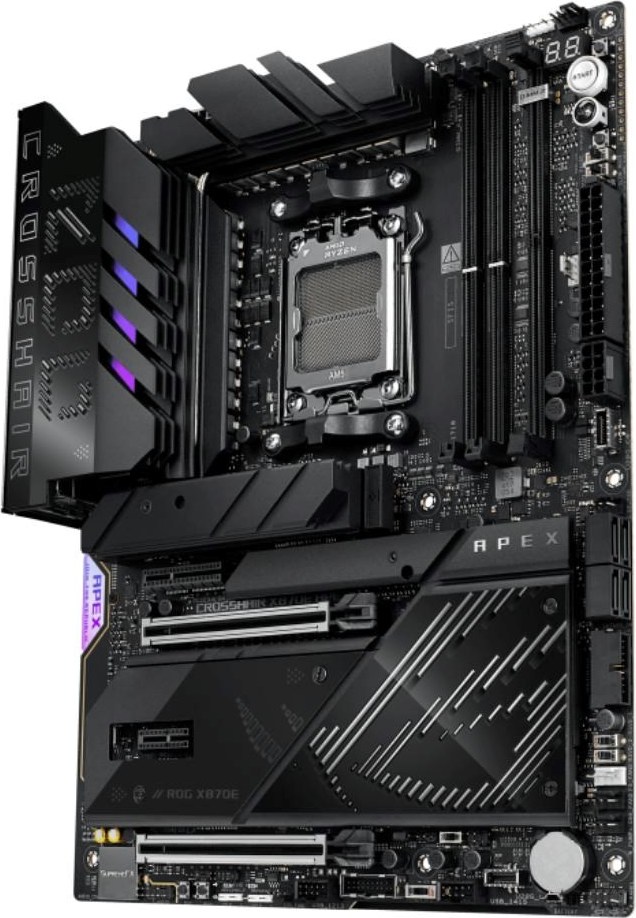 ASUS MB Sc AM5 ROG CROSSHAIR X870E APEX, AMD X870, 2xDDR5, 2xUSB4, WiFi