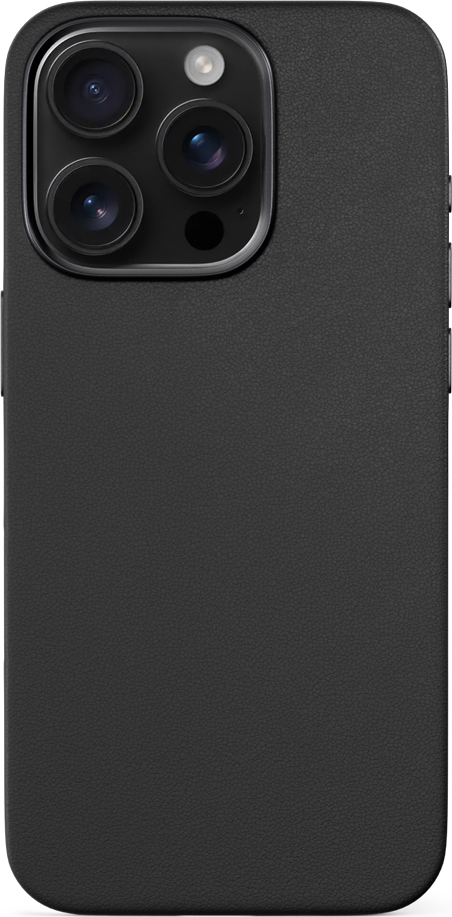 Epico Mag+ kožený kryt iPhone 16 Pro Max - černá