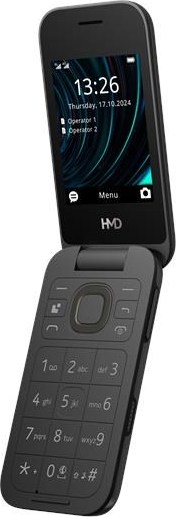 HMD Nokia 2660 Flip Dual SIM, 4G, černá (2025), (CZ, SK, HU)
