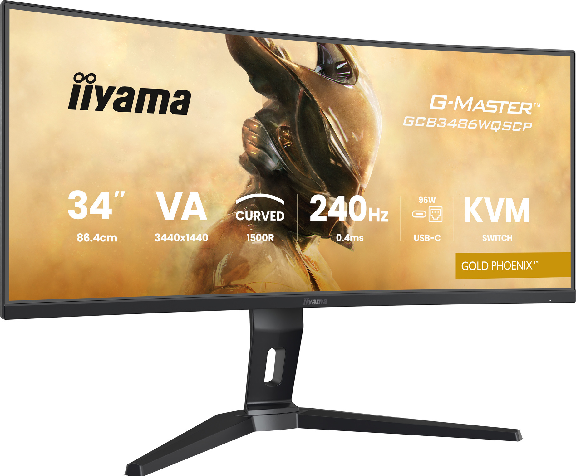iiyama G-Master/GCB3486WQSCP-B1/34"/VA/wQHD/240Hz/0,4ms/Black/3R
