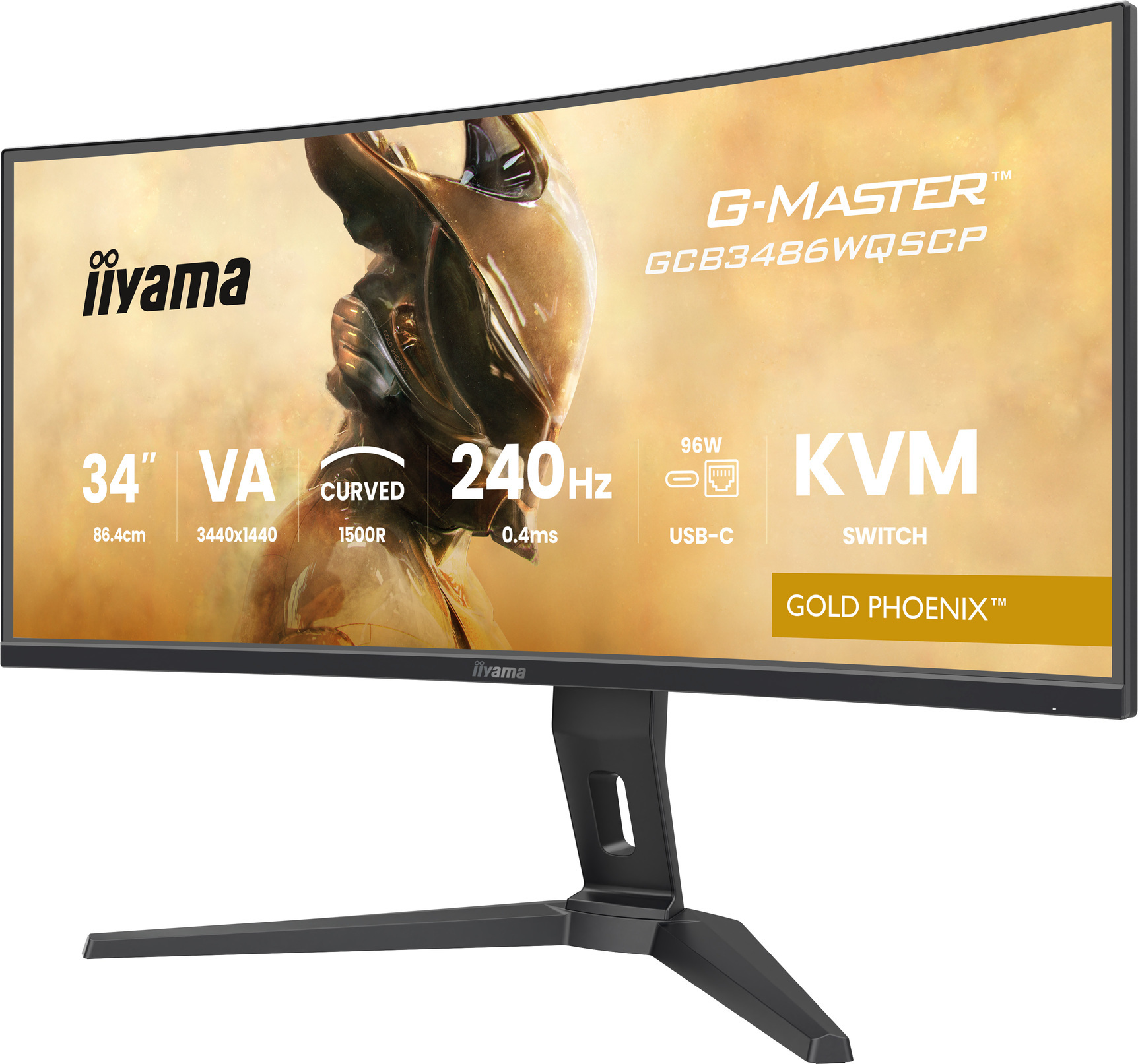 iiyama G-Master/GCB3486WQSCP-B1/34"/VA/wQHD/240Hz/0,4ms/Black/3R