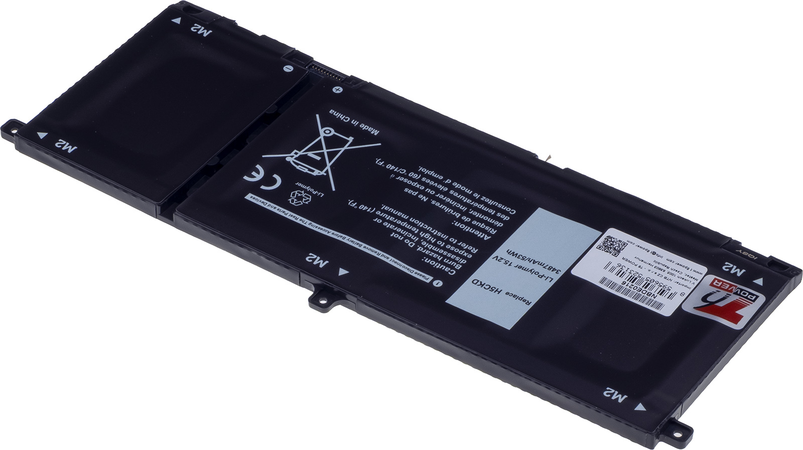 Baterie T6 Power pro Dell Latitude 3410, 3510, Inspiron 5501, 5505, 3487mAh, 53Wh, 4cell, Li-pol