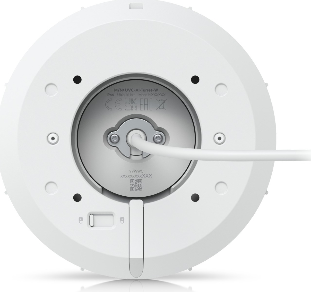 Ubiquiti UBNT UVC-AI-Turret-W, AI Turret IP kamera, 8MP, bílá