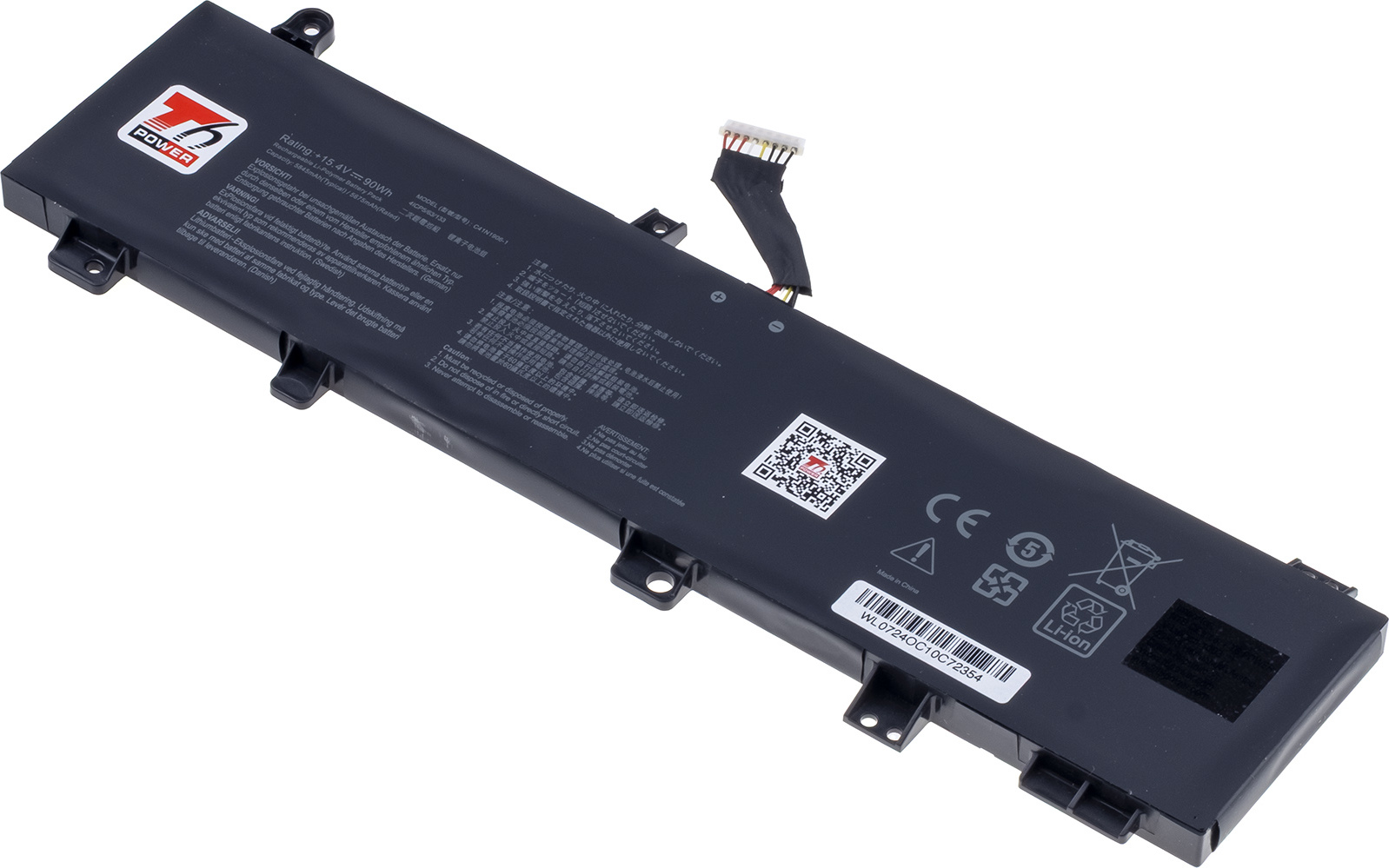 Baterie T6 Power Asus TUF FX706Q, FA706Q, FX506Q, FA506Q, 5845mAh, 90Wh, 4cell, Li-pol