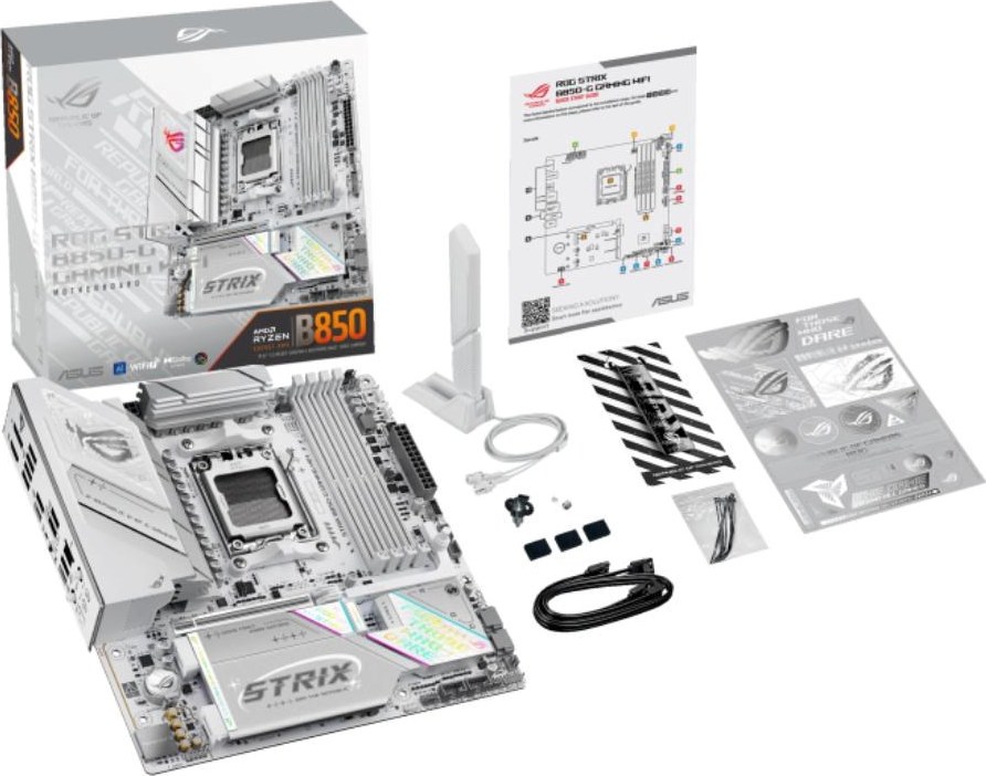ASUS MB Sc AM5 ROG STRIX B850-G GAMING WIFI, AMD B850, 4xDDR5, 1xDP, 1xHDMI, WiFi, mATX
