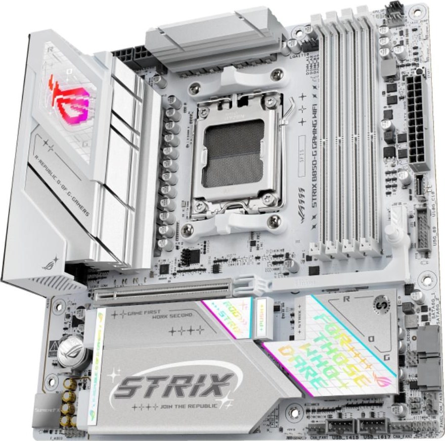 ASUS MB Sc AM5 ROG STRIX B850-G GAMING WIFI, AMD B850, 4xDDR5, 1xDP, 1xHDMI, WiFi, mATX
