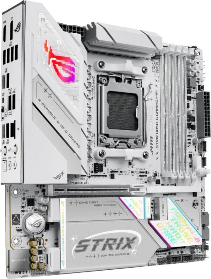ASUS MB Sc AM5 ROG STRIX B850-G GAMING WIFI, AMD B850, 4xDDR5, 1xDP, 1xHDMI, WiFi, mATX