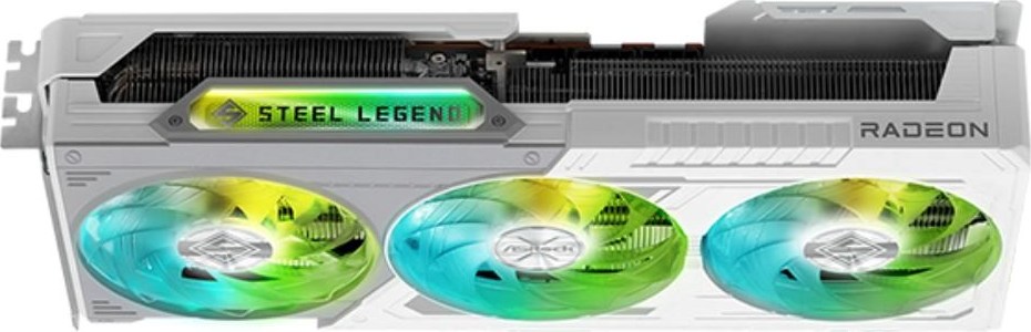 ASRock VGA AMD Radeon RX 9070 XT Steel Legend 16GB, RX 9070 XT, 16GB GDDR6, 3xDP, 1xHDMI