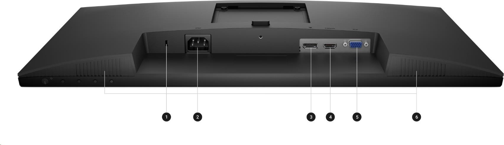 DELL LCD E2425HSM - 23,8"/IPS/LED/1920x1080/16:9/100Hz/5ms/1000:1/250 cd/m2/DP/VGA/HDMI/VESA/PIVOT/3YNBD (210-BRDV)
