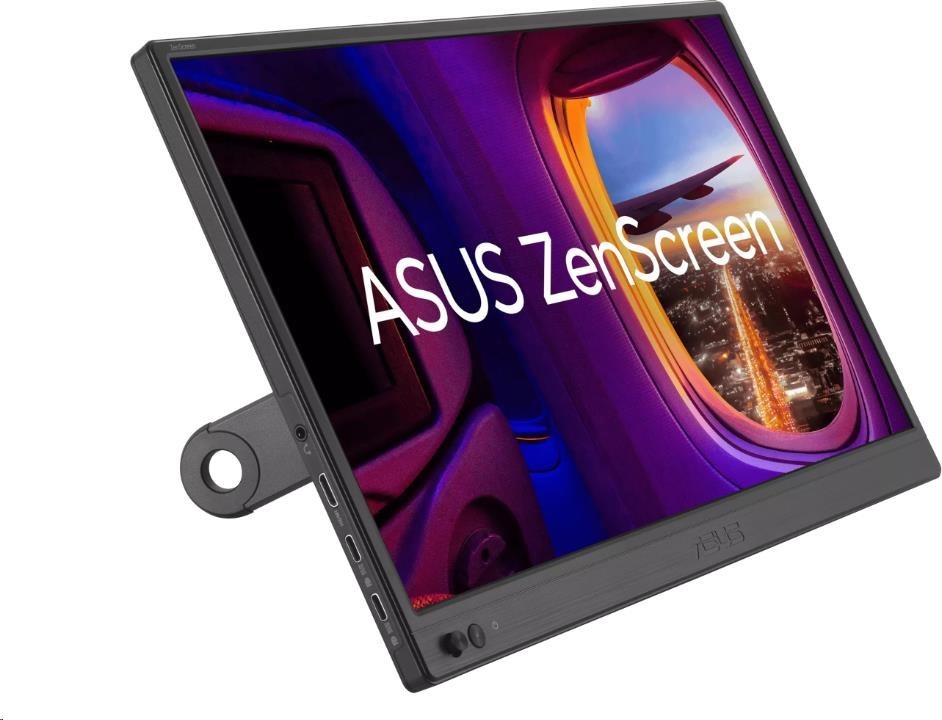 ASUS LCD ZenScreen MB169CK, 15.6" FHD, 250nits, 60Hz, 5ms, USB-C, Mini HDMI, Black