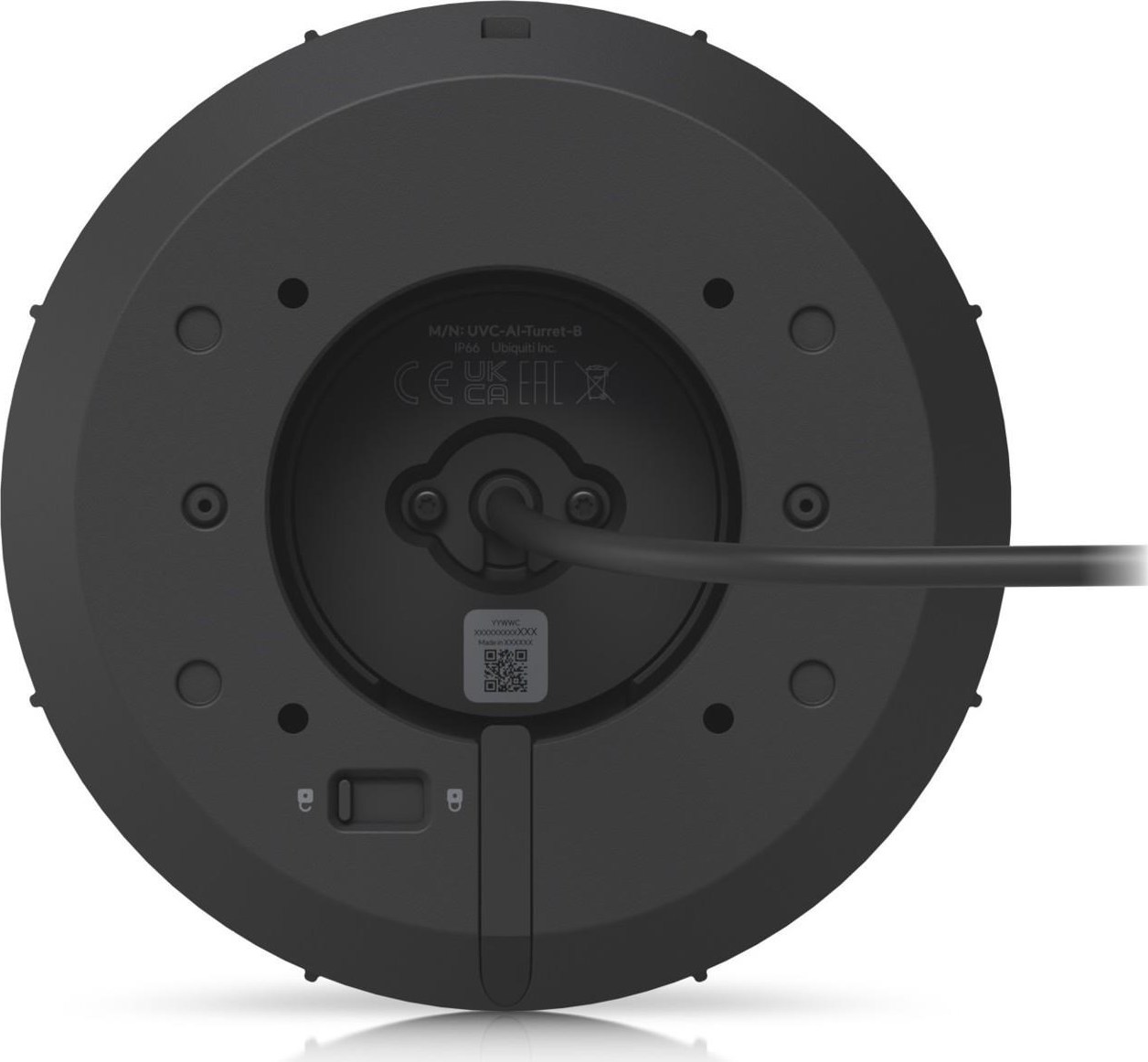 Ubiquiti UBNT UVC-AI-Turret-B, AI Turret IP kamera, 8MP, černá