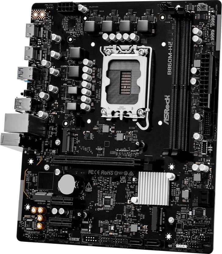 ASRock MB Sc LGA1851 B860M-H2, Intel B860, 2xDDR5, 2xHDMI, mATX