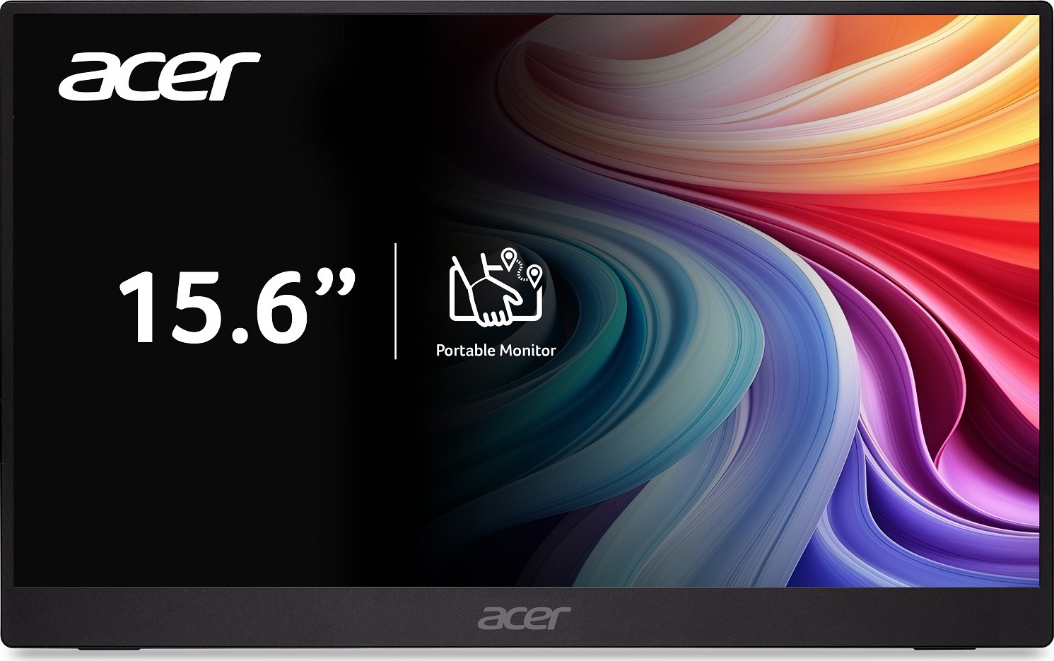 ACER LCD PM161QB1bmiuux 40cm (15.6") IPS LED, FHD 1920x1080@60Hz, 250cd/m2, 170/170, -, 1xHDMI + 2xType-C + Audio Out,
