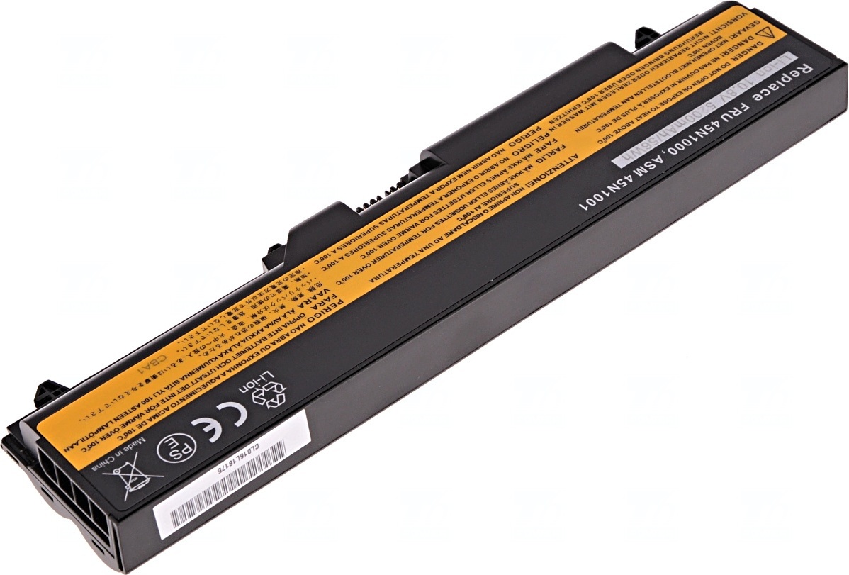 Baterie T6 Power pro Lenovo ThinkPad T430, T430i, T530, T530i, L430, L530, 5200mAh, 56Wh, 6cell