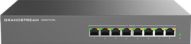 Grandstream GWN7701PA Unmanaged Network Switch 8 portů / 8 PoE out
