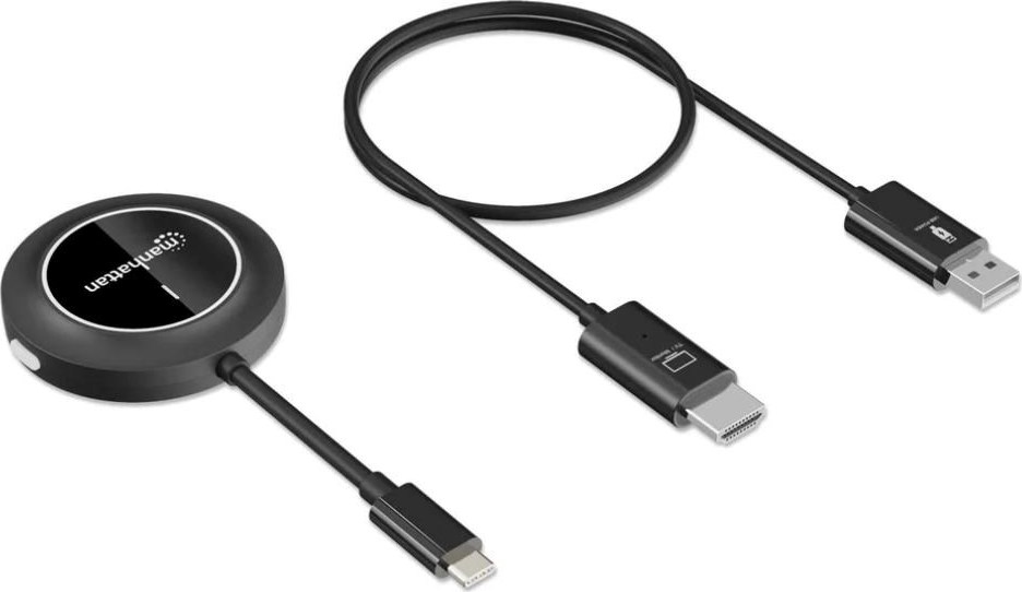 MANHATTAN HDMI Bezdrátová sada na prezentaci, 1080p, černá