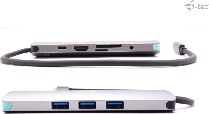 i-tec USB-C Metal Nano Docking Station 4K HDMI LAN with Power Delivery 100 W + Charger 100W