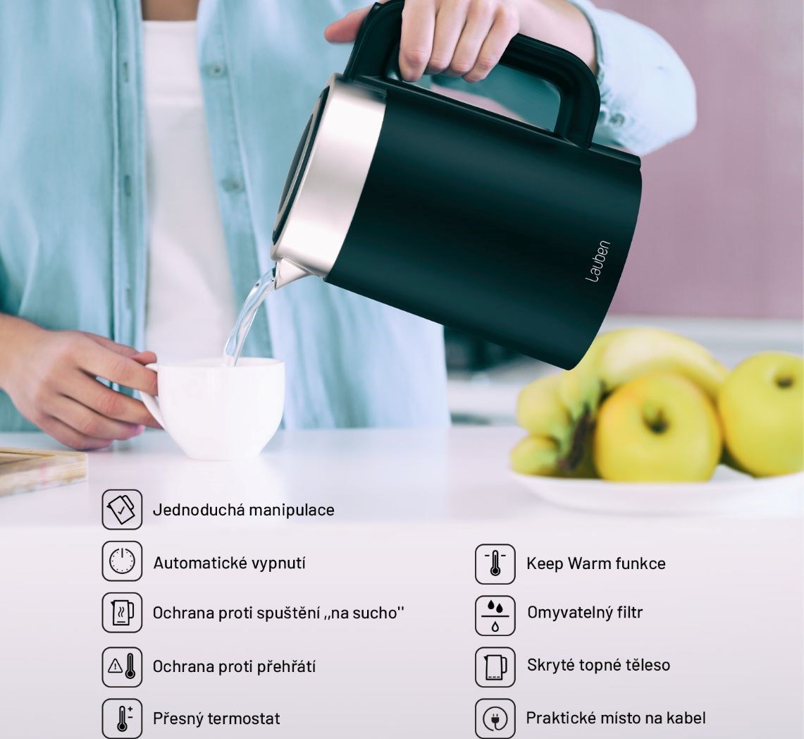 Lauben Electric Kettle EK17SB