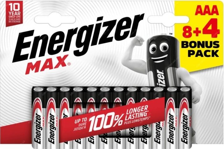 Energizer LR03/12 Max AAA 8+4 zdarma