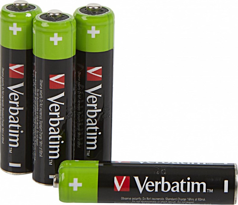 VERBATIM Nabíjecí baterie AAA Premium 4-Pack 950mAh HR03