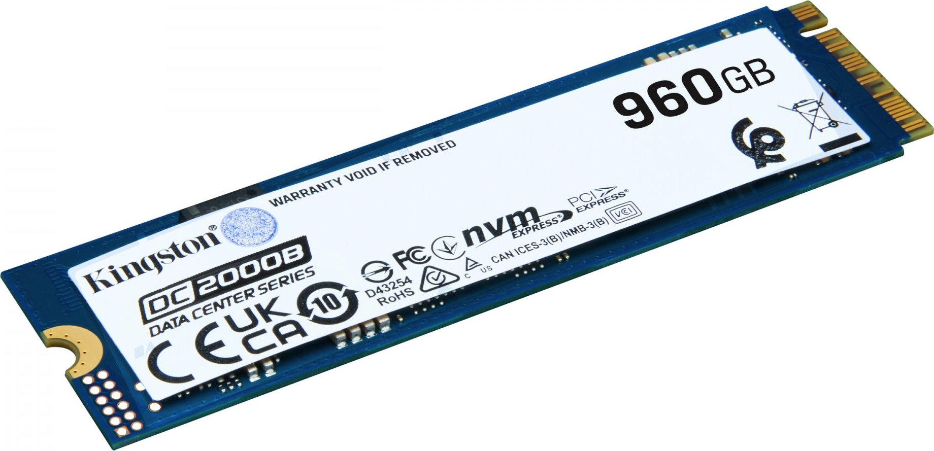 Kingston SSD 960GB DC2000B M.2 2280 Enterprise NVMe PCi 4.0