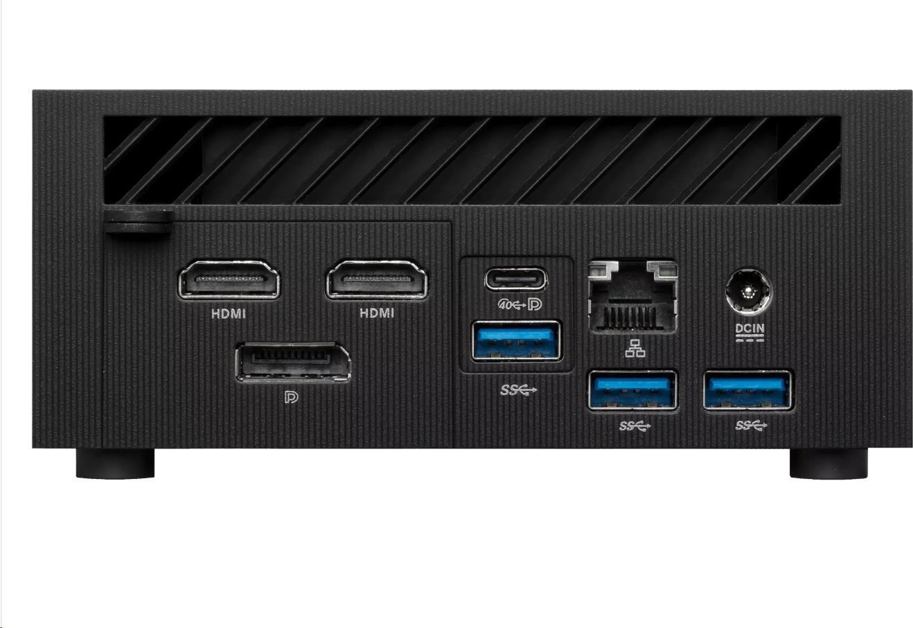 ASUS mini PC ExpertCenter (PN53-S5168AD), R5 7535HS, 16GB, 512GB SSD, Radeon, W11 Pro EDU, Black
