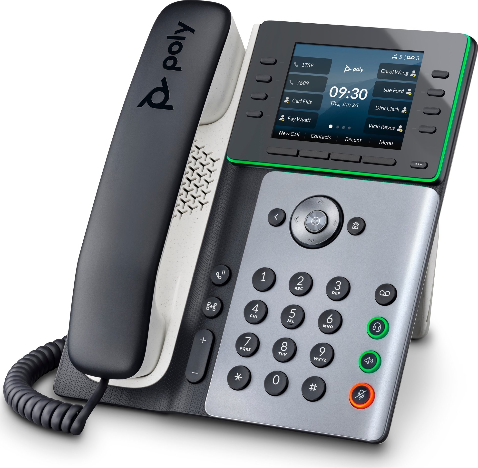 HP Inc. Poly Edge E300 IP telefon s podporou PoE
