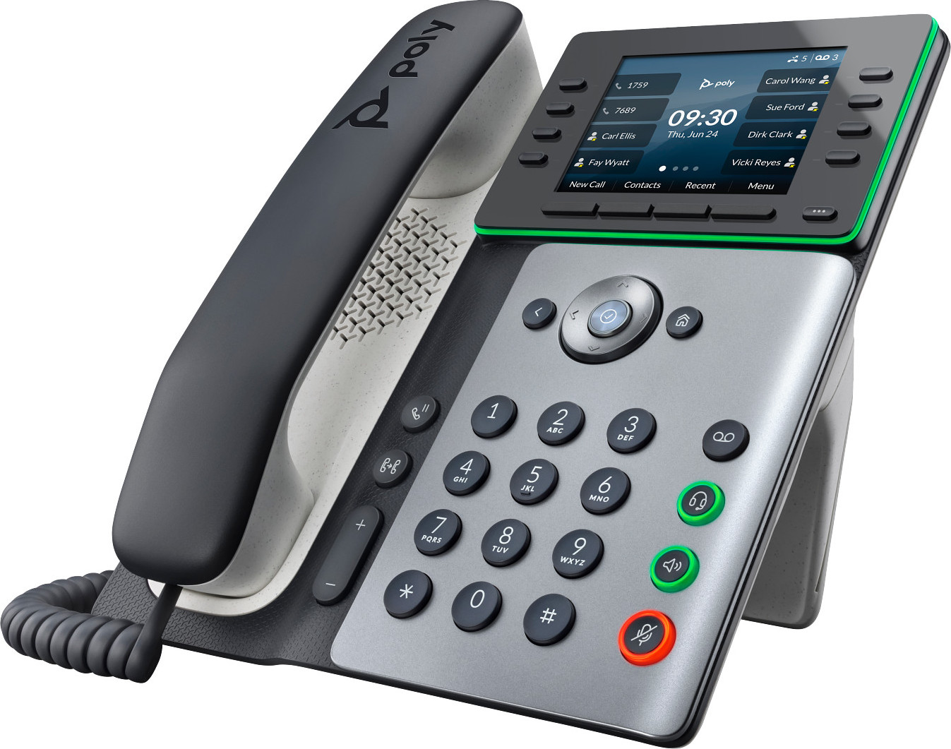 HP Inc. Poly Edge E300 IP telefon s podporou PoE